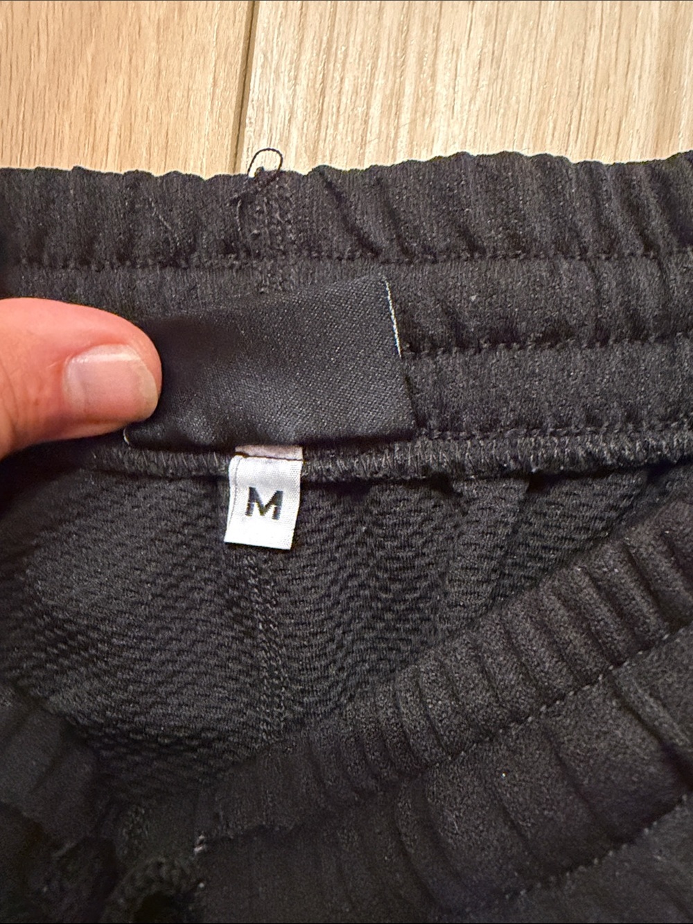 LVFT. Men's Black Athletic Performance Shorts with Star Accent - Picture 4 of 5